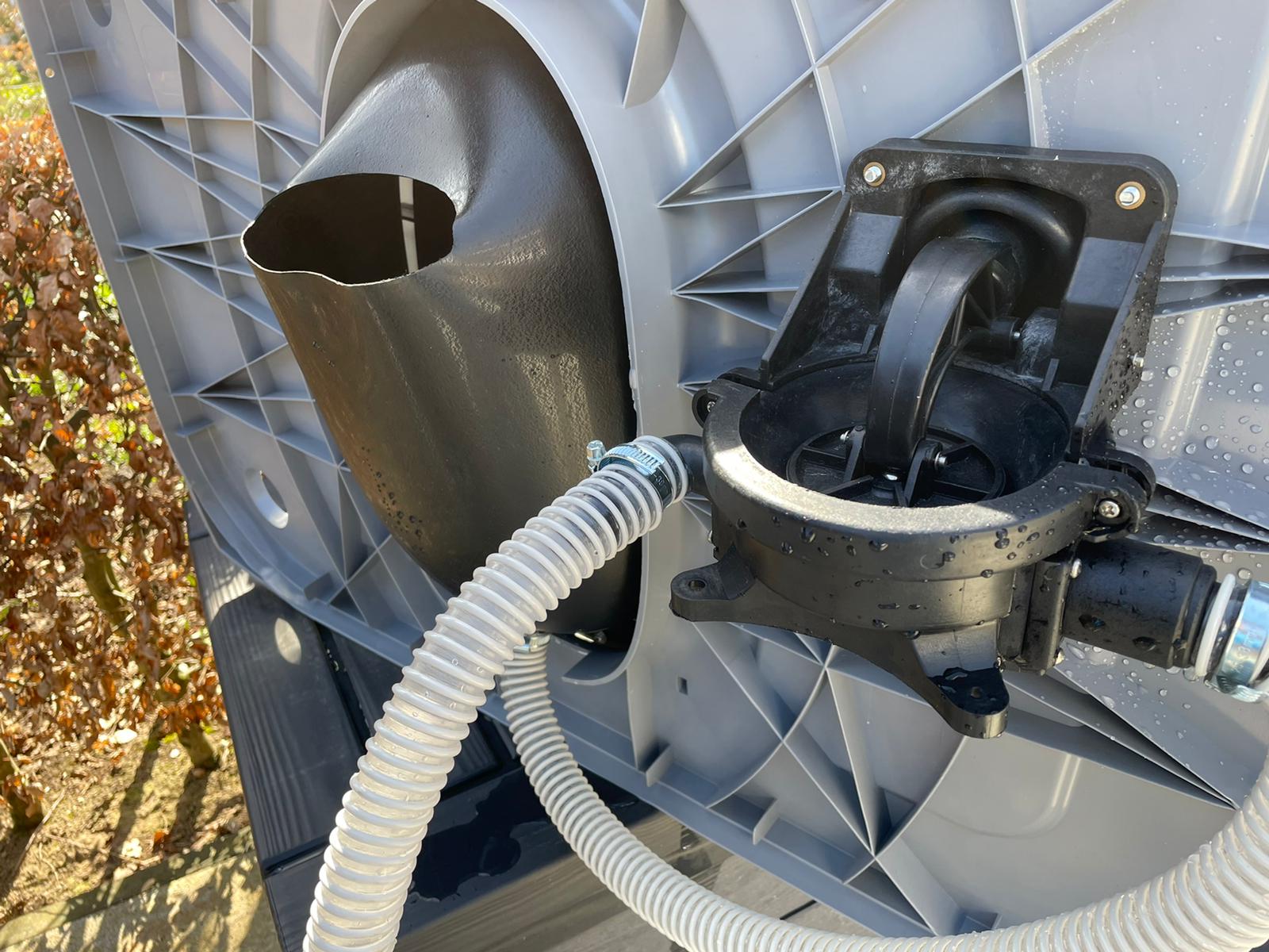 Onderzijde flush systeem