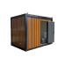 Portable prefab bathroom unit (2 rooms)
