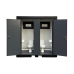 Portable prefab toilet unit (dual)